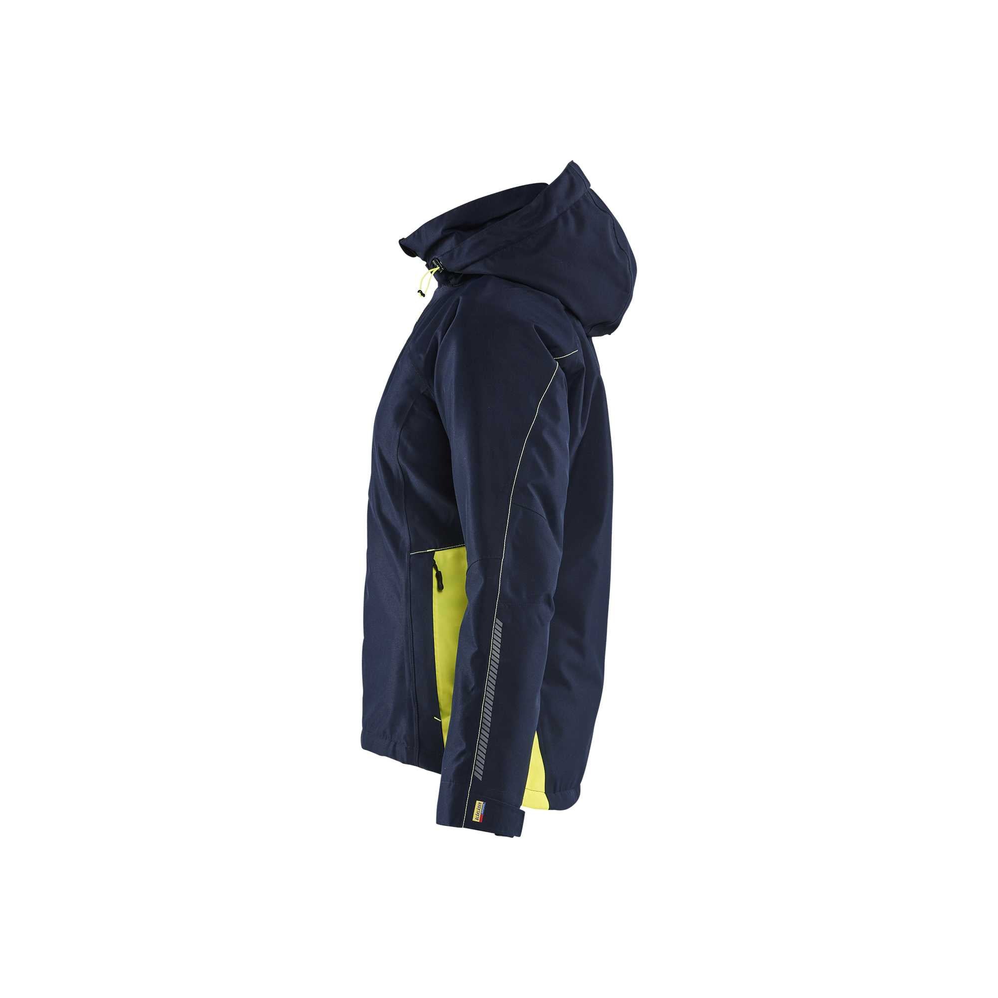 BLAKLADER 49721977 Women's Lightweight lined Winter Jacket Hi Vis Reflective Work Jacket WOMEN - Waterproof